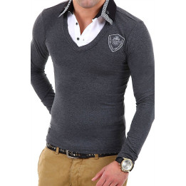 CRM  Shirt для мужчи -   вереск серый 7922-1