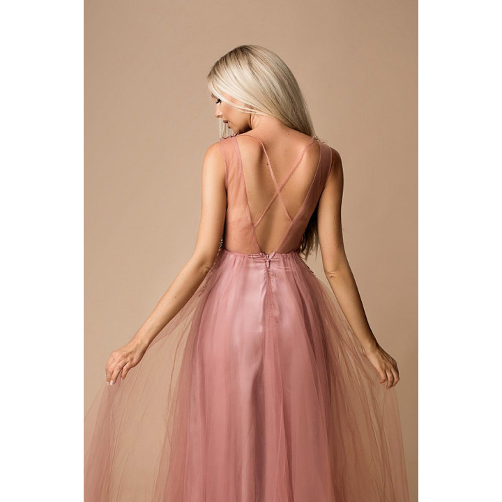 JESSY DRESS OLD PINK 76013-2
