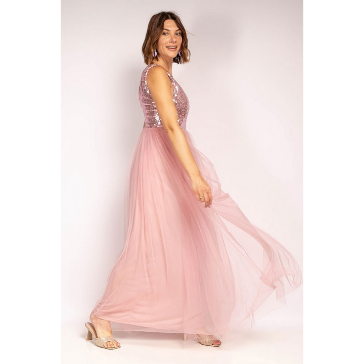 PINK BOOM DRESS PINK 76005-1