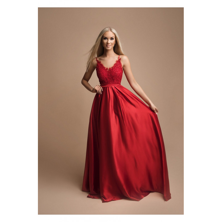 ELLEN  KLEID ROT 74002-1