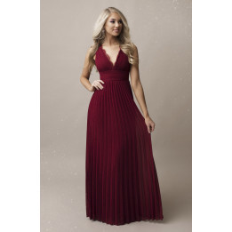 SENAT STYLISH KLEID BURGUNDY 65004-1