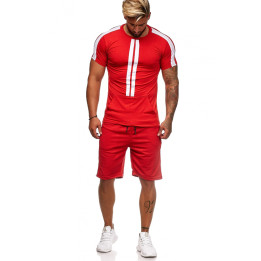 SWEAT SUIT MAN- RED 59006-1