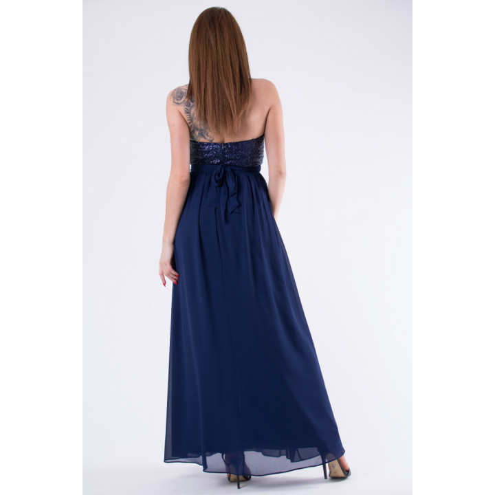 EVA & LOLA DRESS NAVY BLUE 58004-2