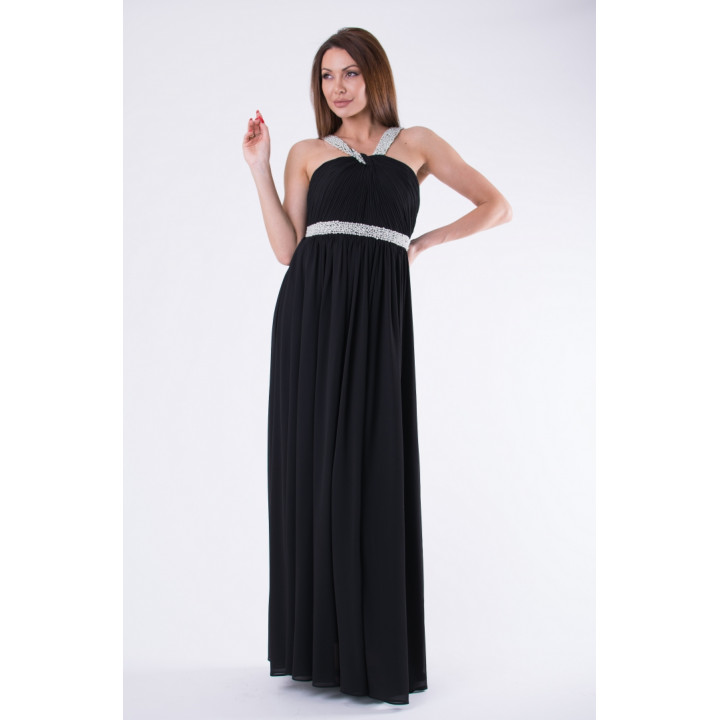 EVA & LOLA DRESS ROYAL BLACK 58002-1