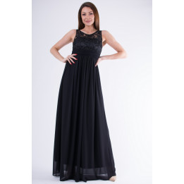 EVA & LOLA DRESS ROYAL BLACK 58001-4